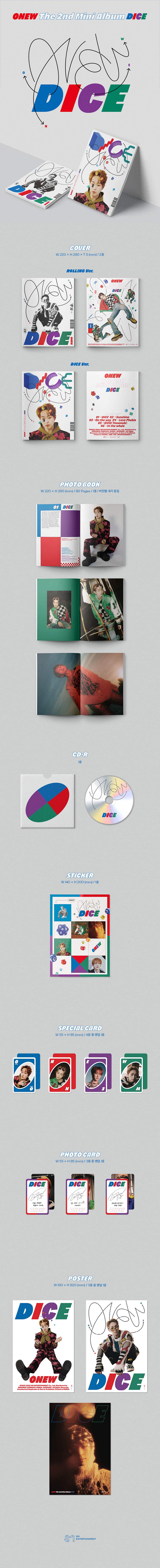 onew-2nd-mini-album-dice-photobook-wholesale