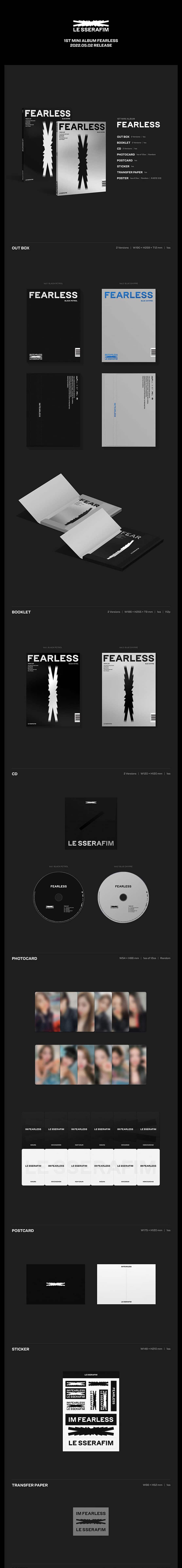 le-sserafim-1st-mini-album-fealress-wholesale