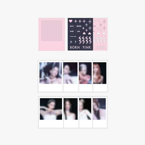 blackpink-born-pink-polaroid-photo-sticker-set