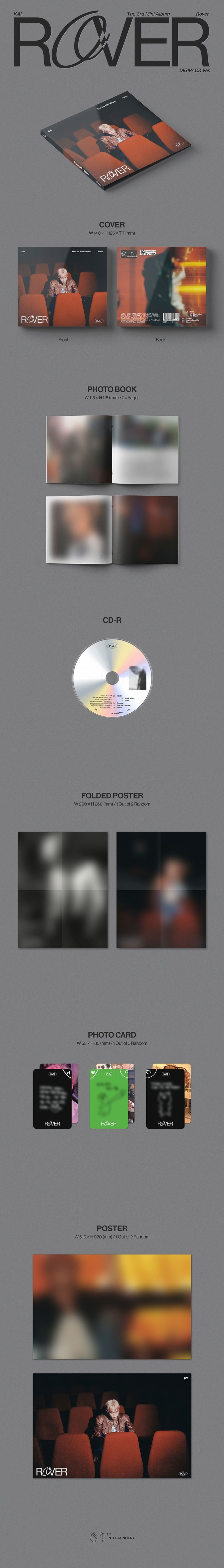 kai-3th-mini-album-rover-digipack-ver-wholesales