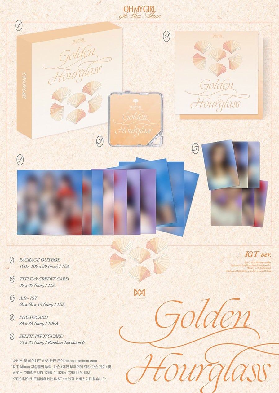 oh-my-girl-9th-mini-album-golden-hourglass-kit-ver-wholesales