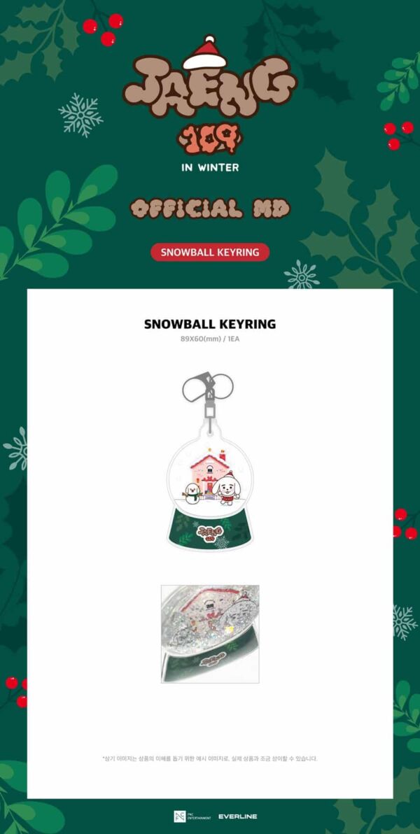 Snowball Rabbit Keyringdoll JAENG109 IN WINTER POP UP OFFICIAL MD SNOWBALL KEYRING - KpopB2B