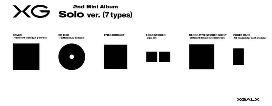 xg-2nd-mini-album-solo-ver-wholesales