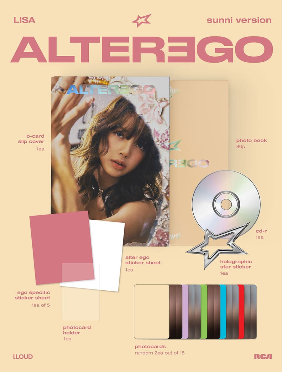 LISA (BLACKPINK) – [Alter Ego] (photobook sunni ver.) - Kpop Wholesale