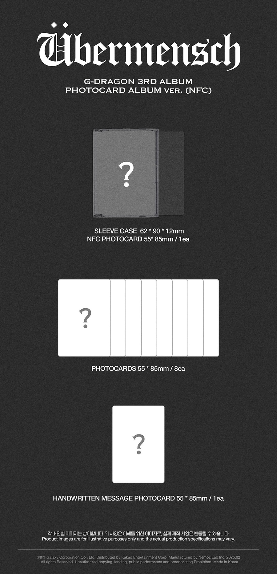 g-dragon-3rd-album-ubermensch-photocard-album-ver-nfc-wholesale