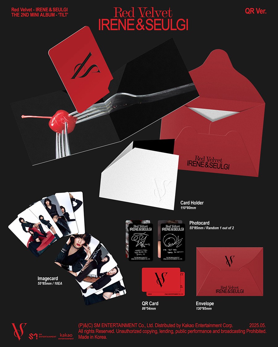 red-velvet-irene-seulgi-2nd-mini-album-tilt-qr-ver-smart-album-wholesale
