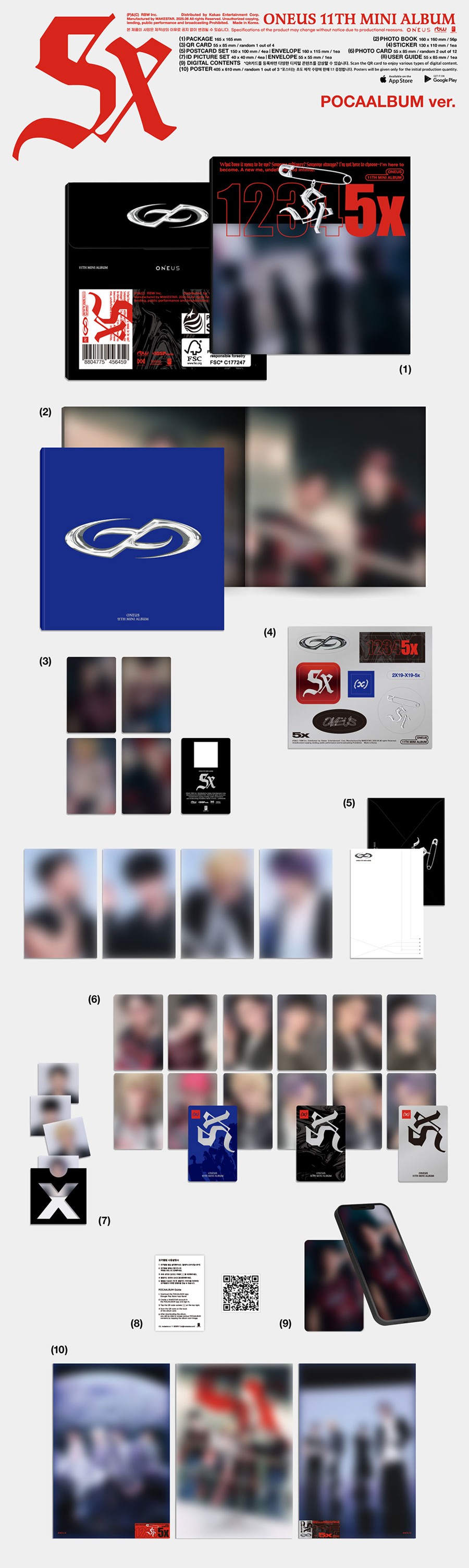 oneus-11th-mini-album-5x-pocaalbum-ver-wholesale