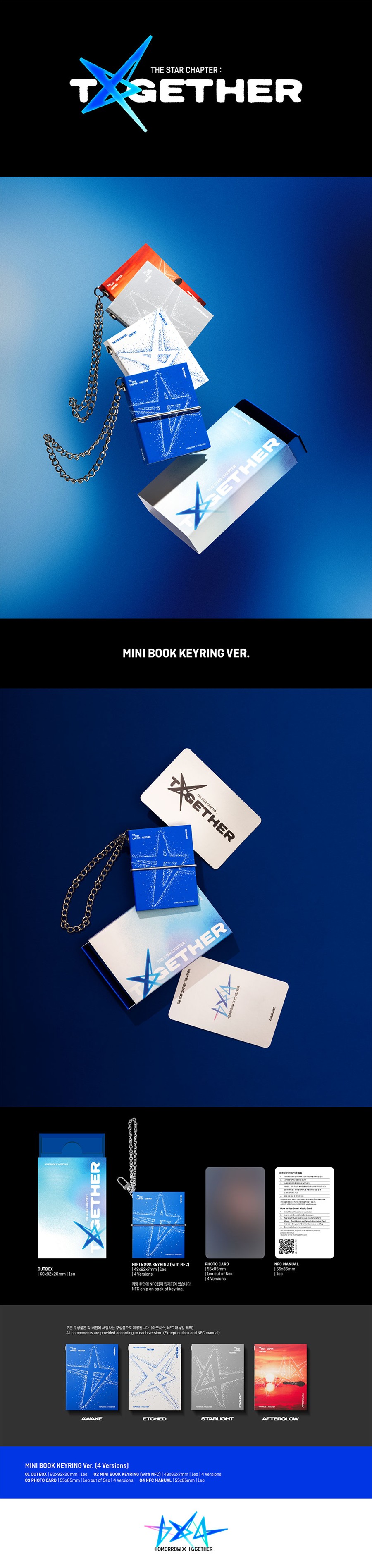 txt-tomorrow-x-together-the-star-chapter-together-mini-book-keyring-ver-wholesale