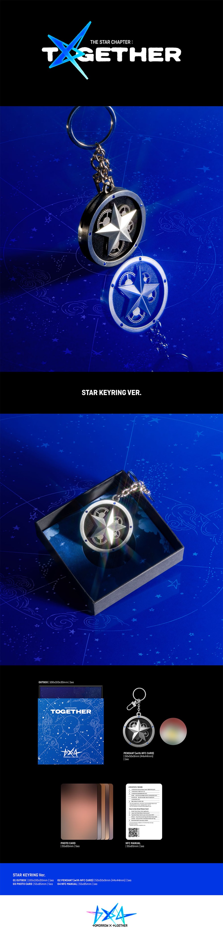txt-tomorrow-x-together-the-star-chapter-together-star-keyring-ver-wholesale