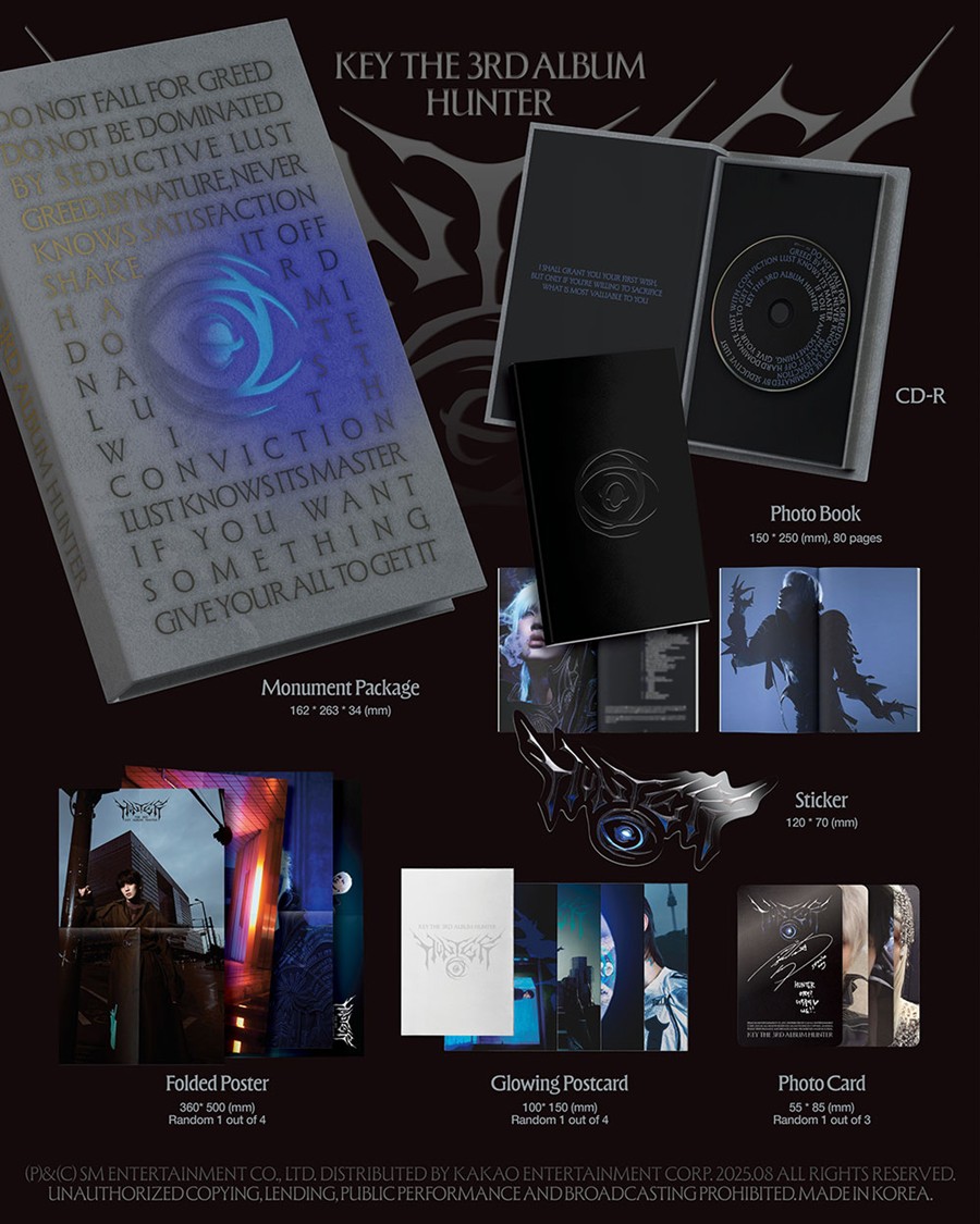 shinee-key-3rd-album-hunter-monument-ver-wholesale