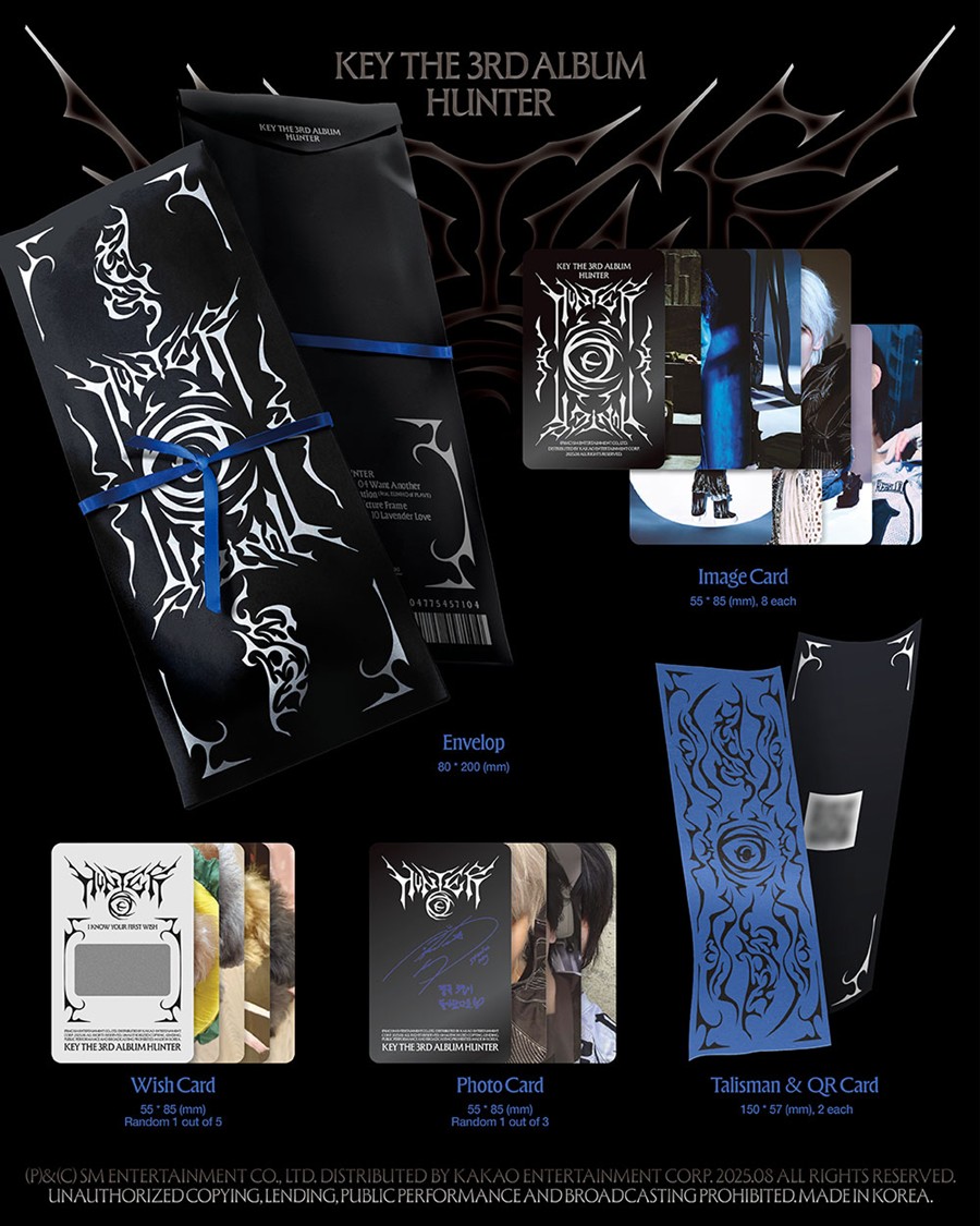 shinee-key-3rd-album-hunter-talisman-ver-smart-album-wholesale