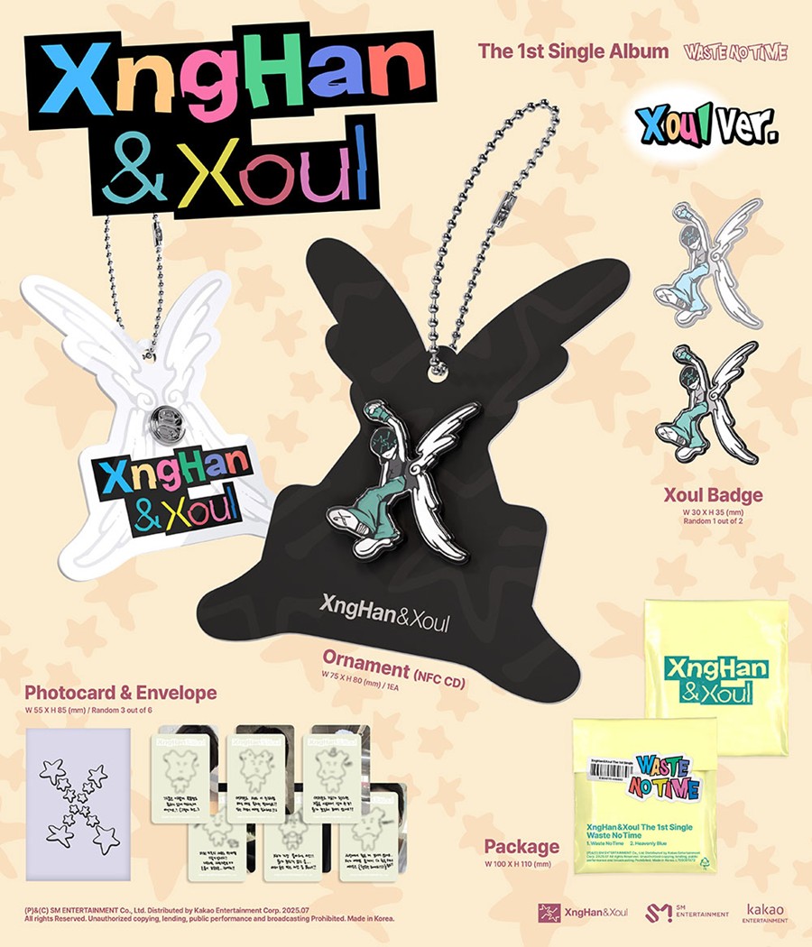 xnghan-xoul-seunghan-1st-single-waste-no-time-xoul-ver-smart-album-wholesale