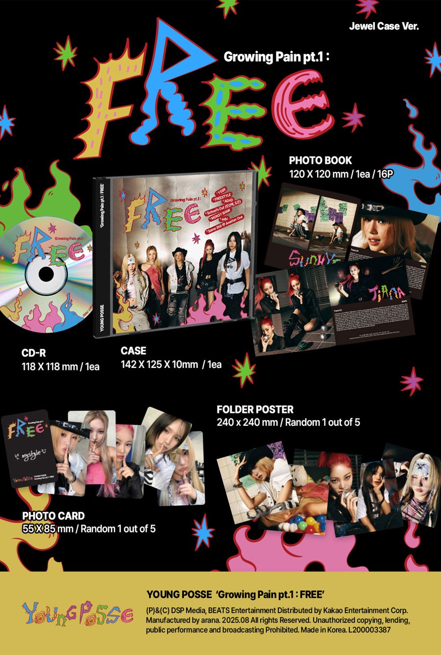 young-posse-4th-ep-growing-pain-pt-1-free-jewel-case-ver-wholesale