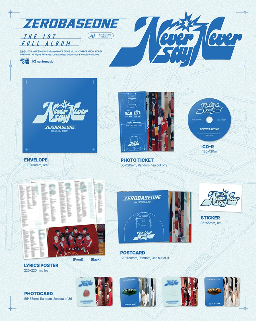 zerobaseone-the-1st-full-album-never-say-never-slam-dunk-ver-wholesale