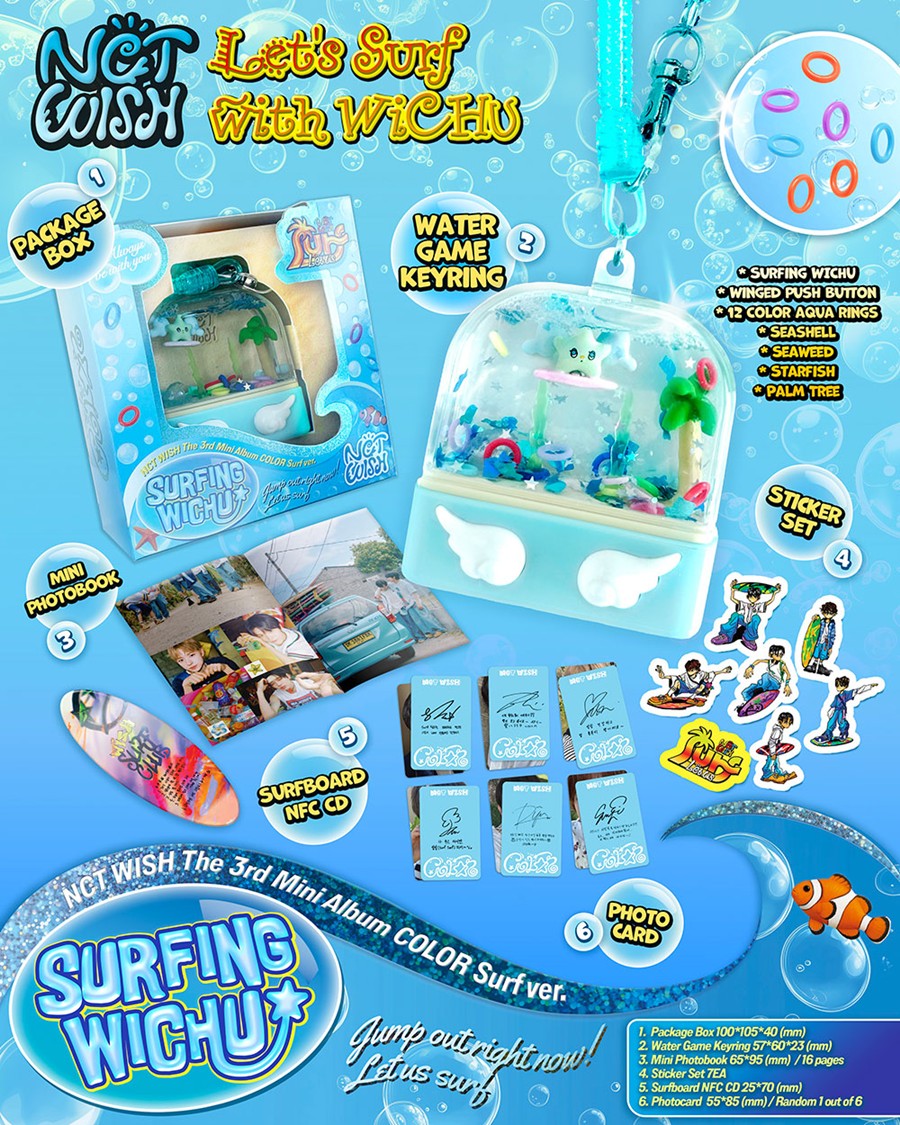 nct-wish-the-3rd-mini-album-color-surf-ver-smart-album-wholesale