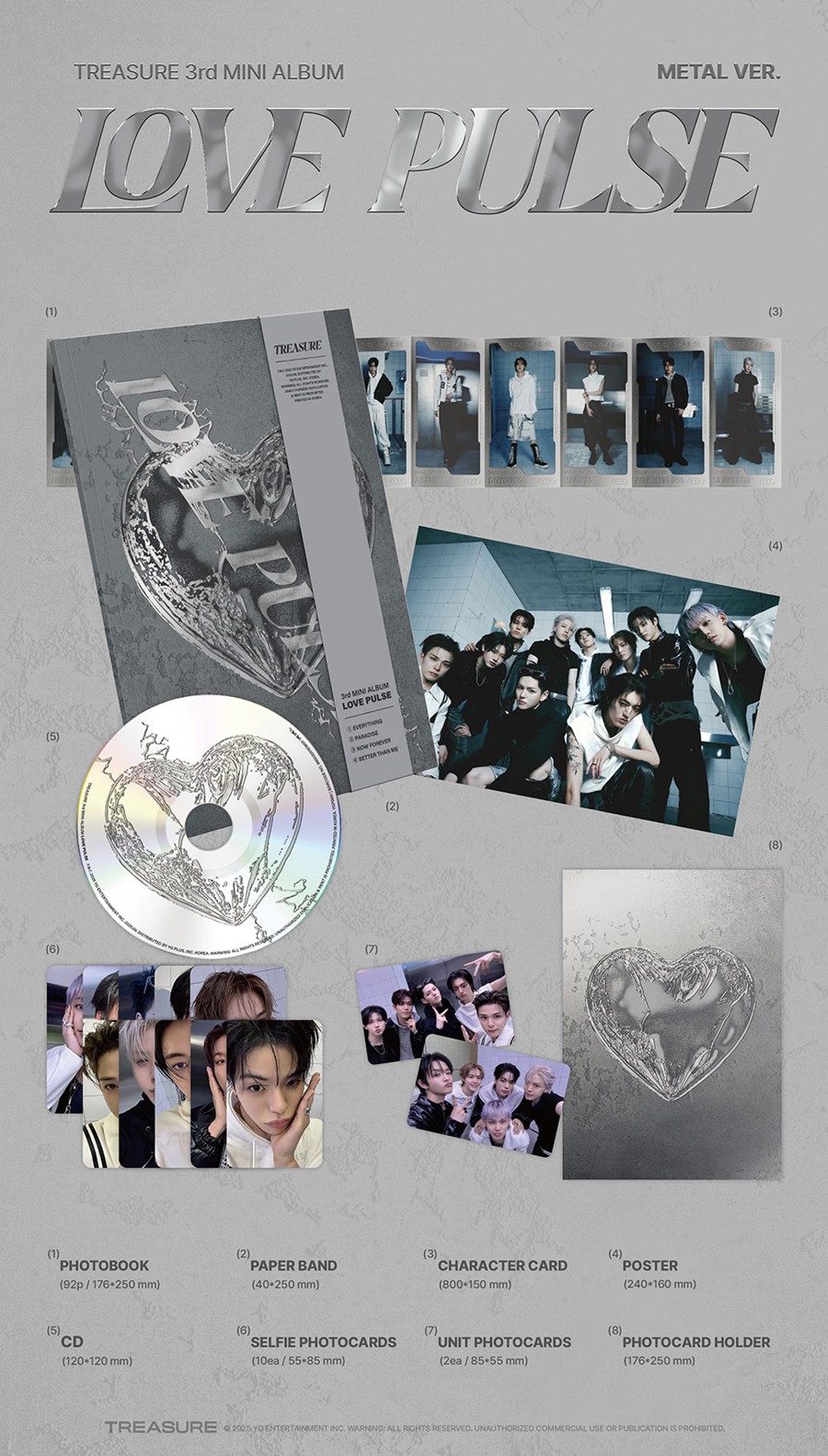 treasure-3rd-mini-album-love-pulse-metal-ver-wholesale