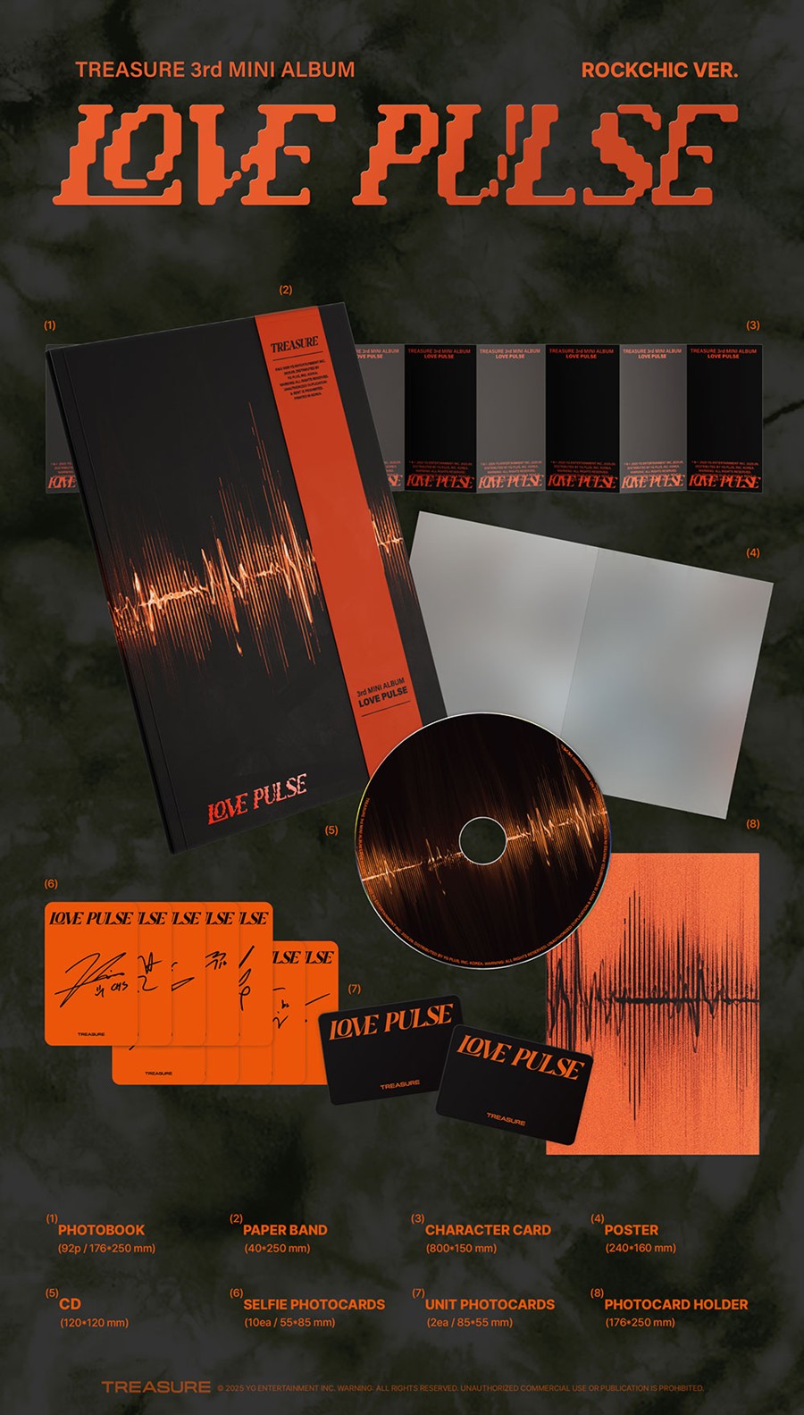 treasure-3rd-mini-album-love-pulse-rockchic-ver-wholesale