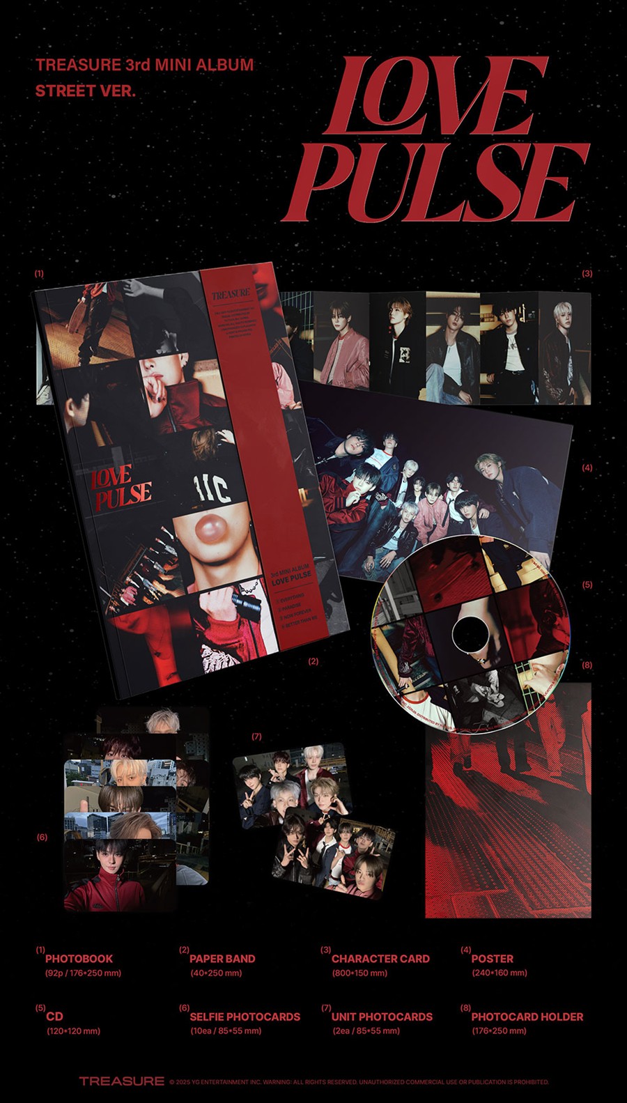 treasure-3rd-mini-album-love-pulse-street-ver-wholesale