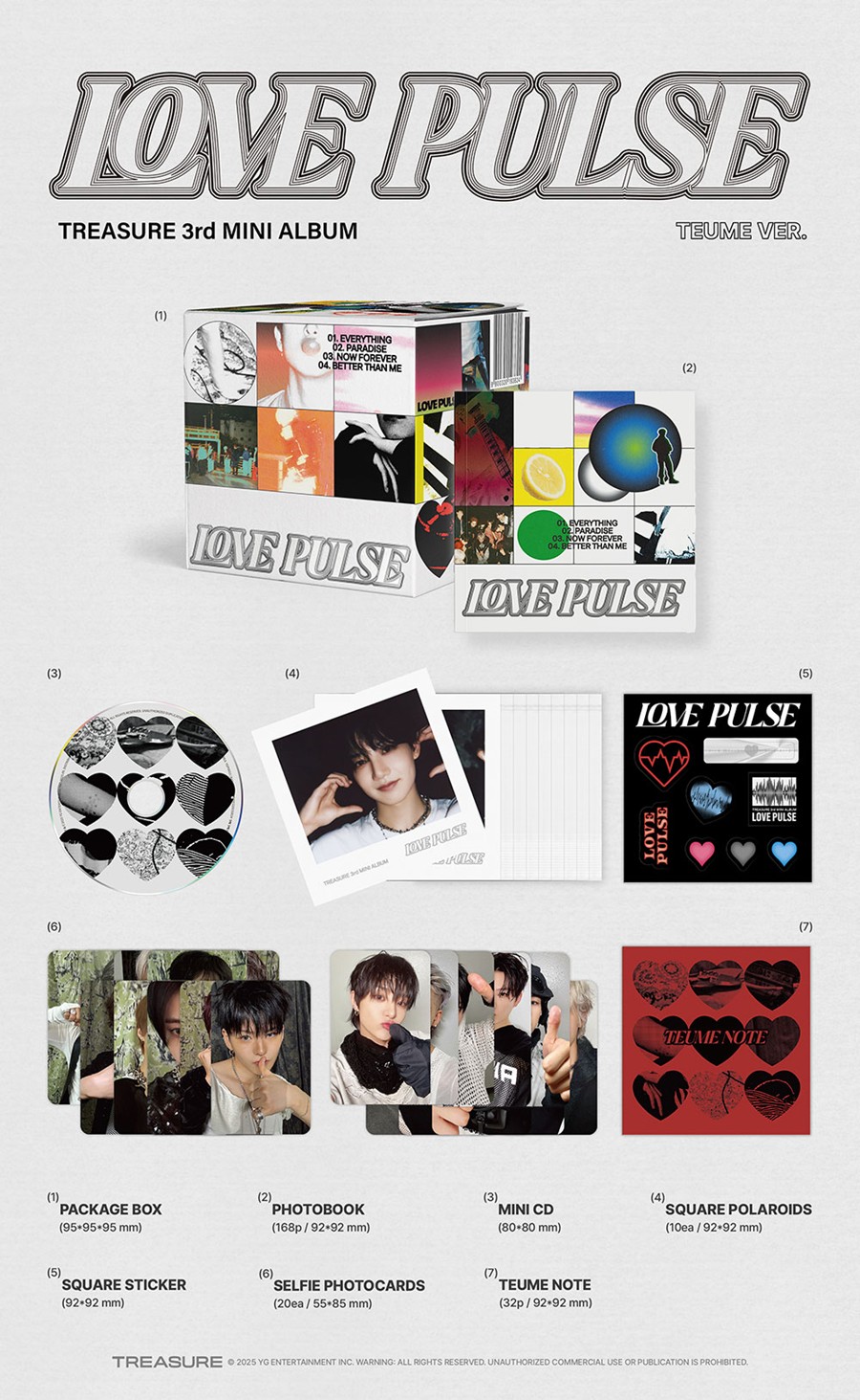 treasure-3rd-mini-album-love-pulse-teume-ver-wholesale