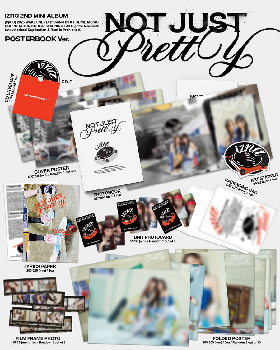 izna-2nd-mini-album-not-just-pretty-posterbook-ver-wholesale