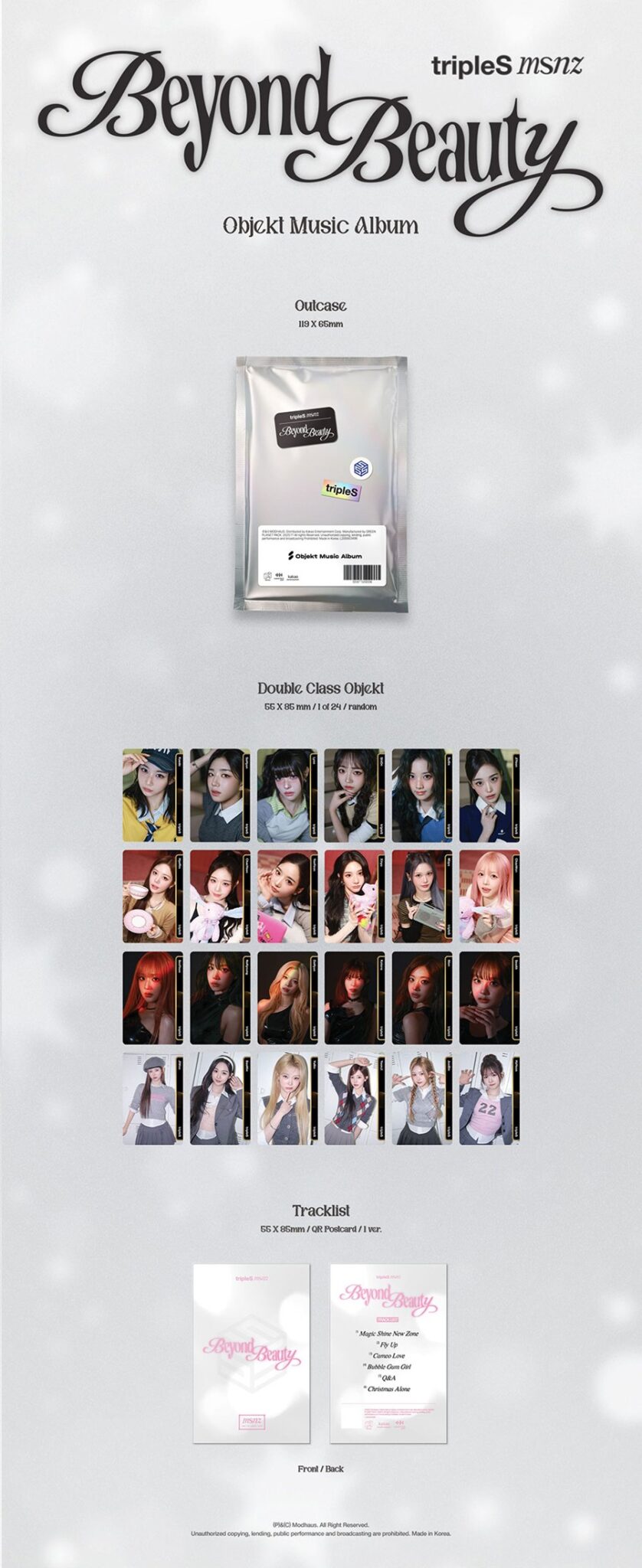 tripleS – Mini Album [msnz ‘Beyond Beauty’] (Objekt Music Album ver ...
