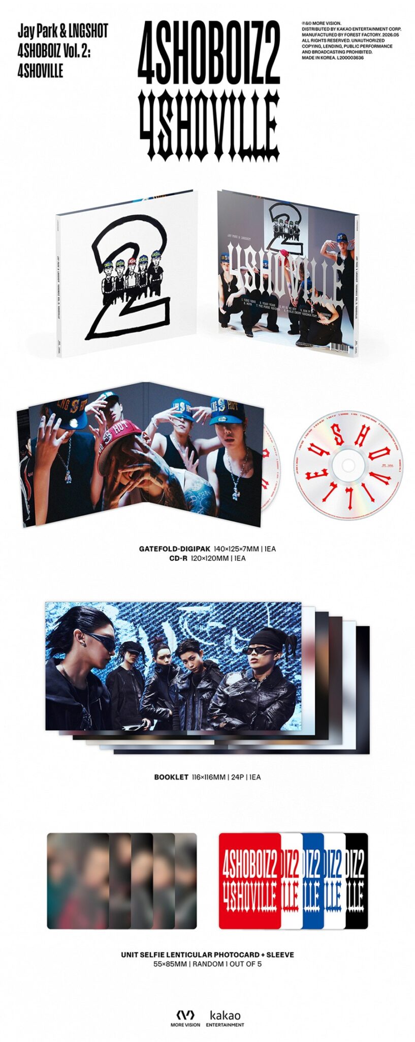 [2nd-press] Jay Park, LNGSHOT – Mixtape [4SHOBOIZ Vol. 2: 4SHOVILLE ...