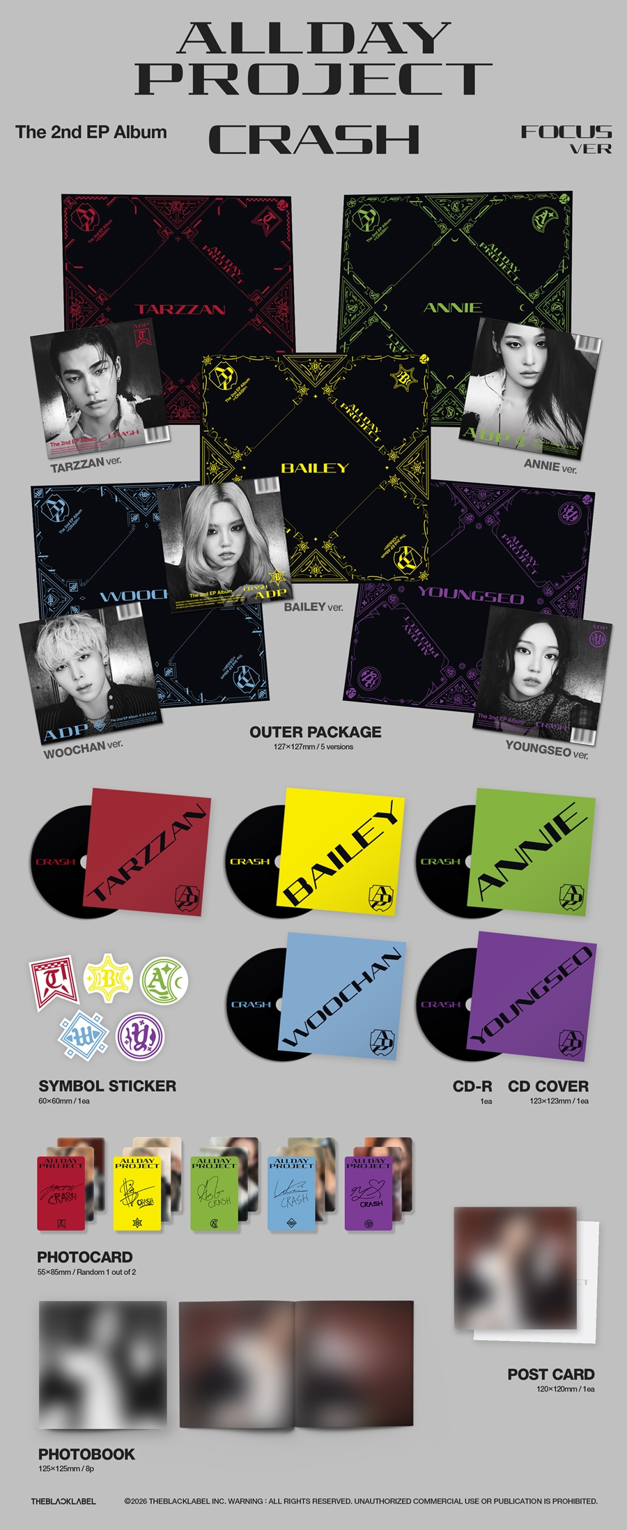 allday-project-the-2nd-ep-album-crash-focus-ver-wholesale