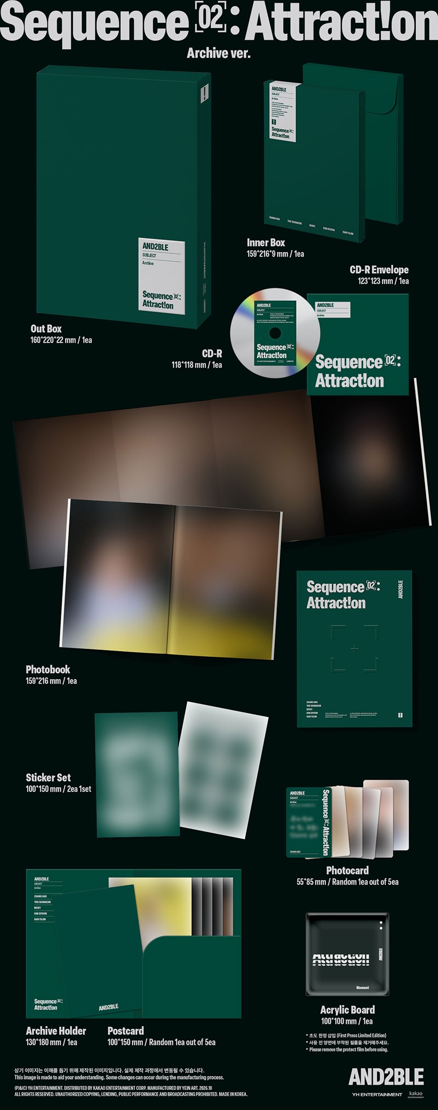 and2ble-mini-2nd-album-sequence-02-attraction-archive-ver-wholesale