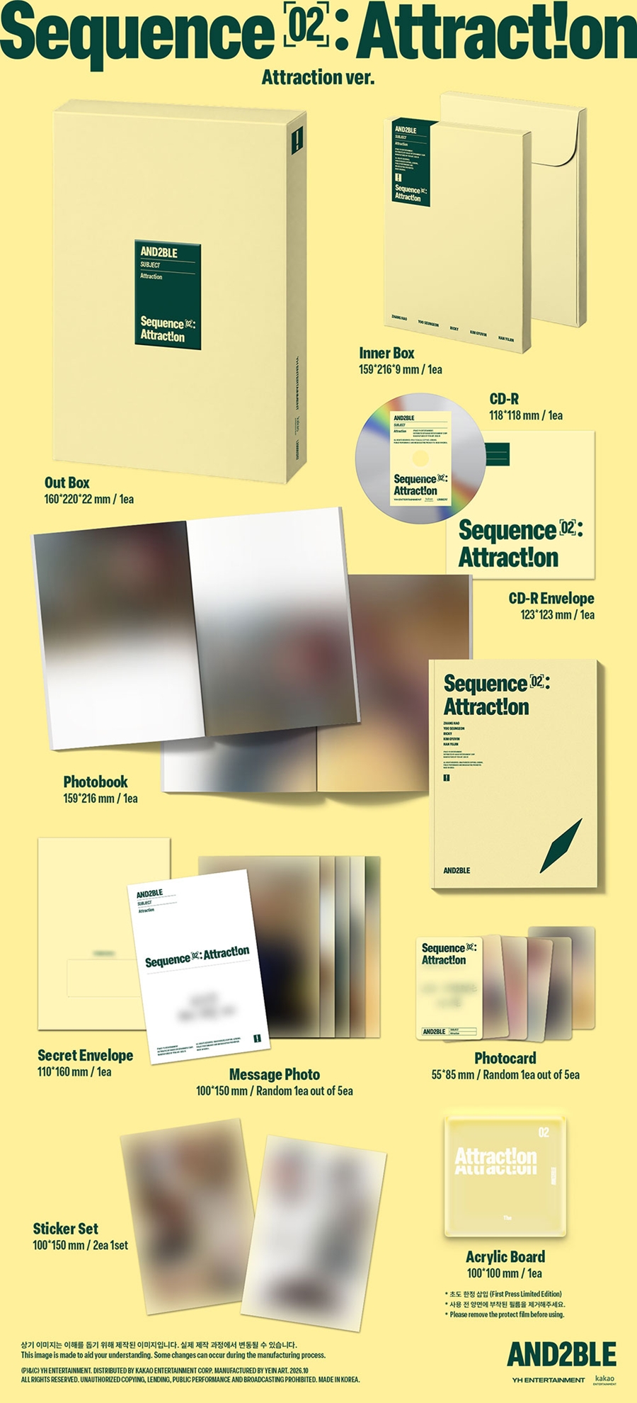 and2ble-mini-2nd-album-sequence-02-attraction-attraction-ver-wholesale