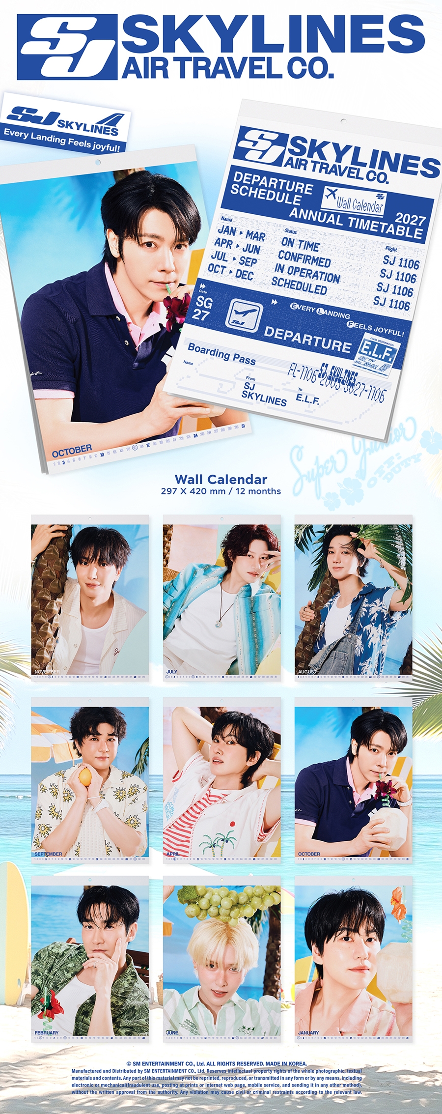 sm-artist-2027-wall-calendar-super-junior-wholeslae