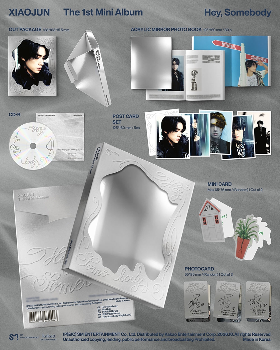 wayv-xiaojun-hey-somebody-mirror-book-ver-wholesale