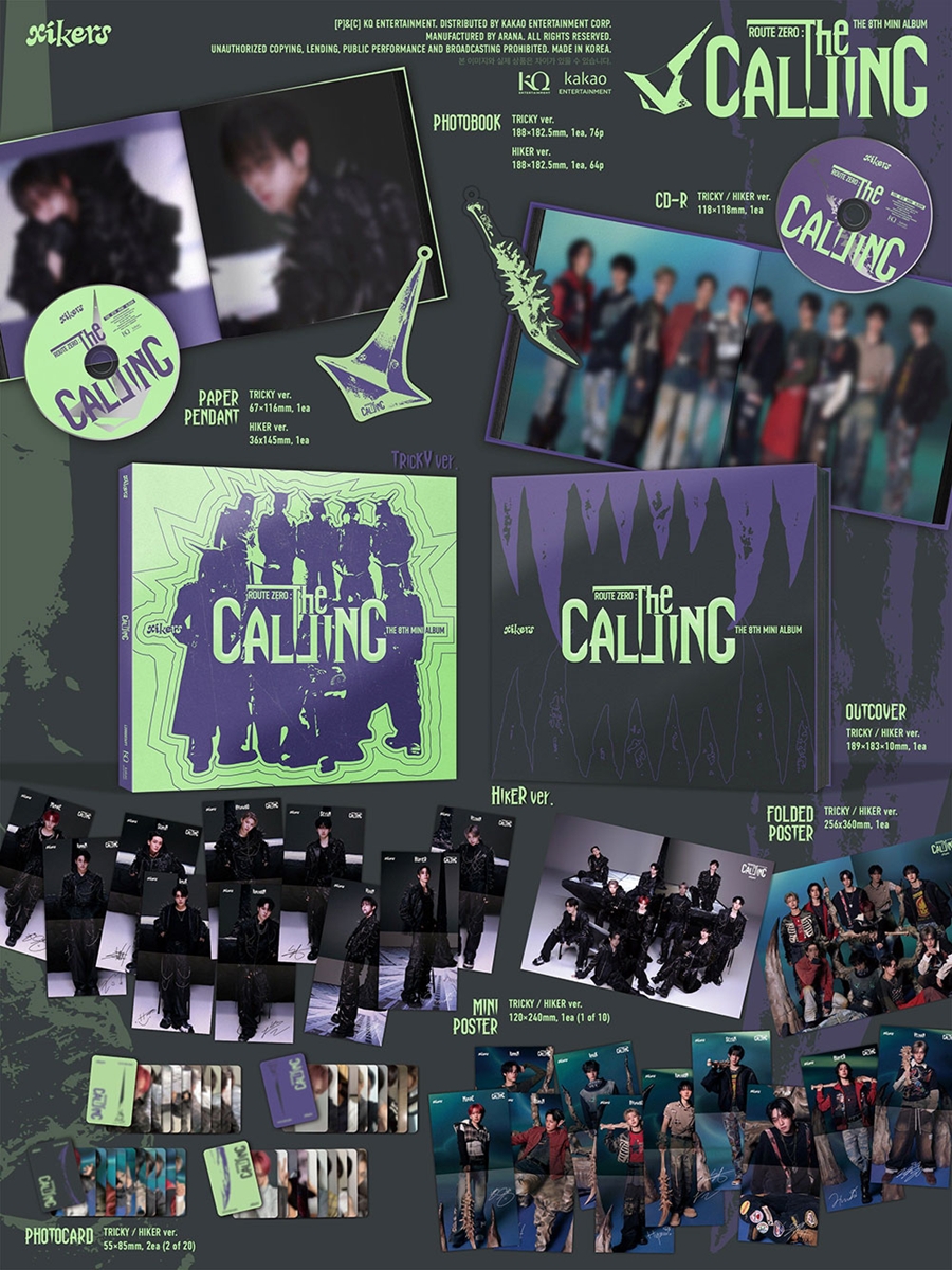 xikers-8th-mini-album-route-zero-the-calling-hiker-ver-wholesale